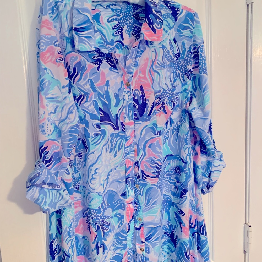 Lilly Pulitzer Natalie Cover up size XL